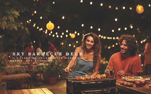 sky barbecue deck