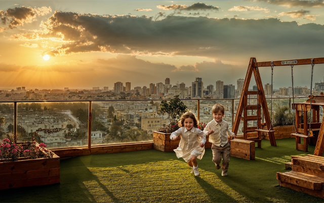 kids play area terrace